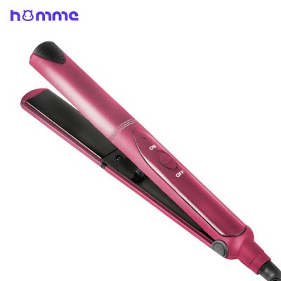 China Wholesale Popular Professional Hair Straightener HOOME HM105 LED Ceramic Flat Iron for sale