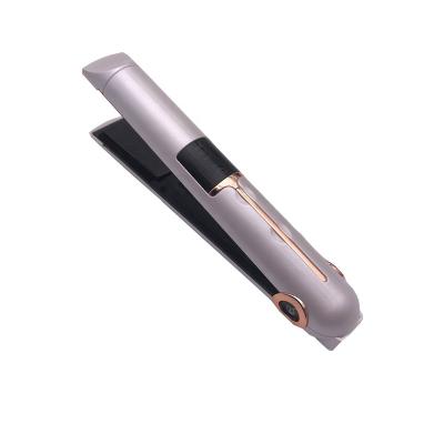 China HMRHS02 MINI USB Portable Car Flat Iron LED Display Rechargeable Cordless Hair Straightener for sale