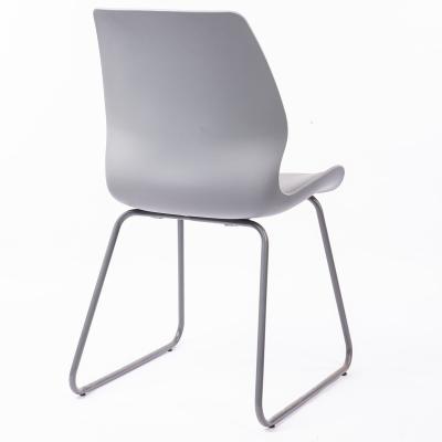 China Modern Professional Factory Outdoor Stacking PP Direct Sales Chair Dining Chairs Metal Leg Plastic for sale