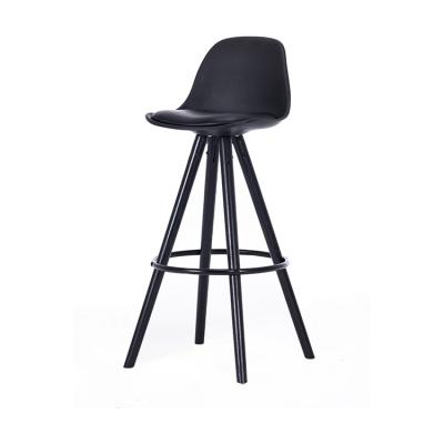 China New Fashion Low Price Wooden Legs Table Modern Comfortable Bar Chair Modern Quality Guarantee Stools for sale