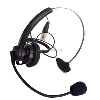 China TELIKOU NE-11. Super ligero auricular de una oreja hombre intercomunicador de cinco pin Muff Dinámico o Electret Micrófono Clearcom en venta