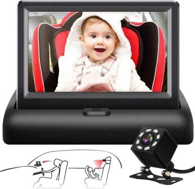 China NIGHT VISION 8IR LED iPoster Baby Monitoring Inside Car Baby Monitor for Viewing Infant in Rear Facing Seat for sale