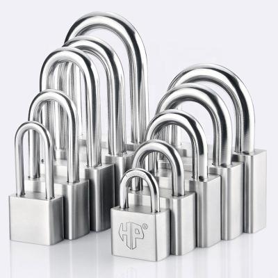 China 304 Stainless Steel Padlock Security Waterproof Candado Warehouse Padlocks GS-002 for sale