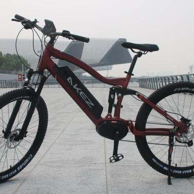 China New Design Full Suspension 27.5 Inch Long Range Electric Mountain Bike 350w Alloy Aluminum Alloy Powerful Snow Range for sale