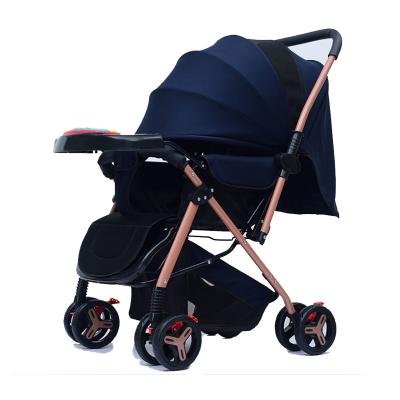 China Baby Stroller Lie Flat Multifunctional Four Wheel Trolley for sale