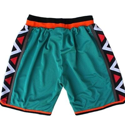 China Youth Custom Breathable Men Vintage Logo Polyester Mesh Breathable Hip Hop Basketball Sports Casual Shorts for sale