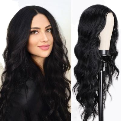 China Bestselling Long Body Wave Wig 2020/202 Black Wave Wig High Temperature Silk Rose Net Main Set Multicolor Hair Hair Products Wholesale for sale