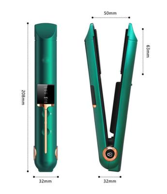 China RV Rechargeable Cordless Portable Mini Hair Straightener Flat Iron for sale