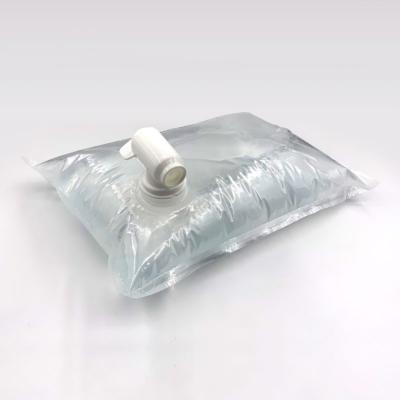 China Flexible barrier 10l/20l PA/PE plastic film laminate BIB bag in box for glue with smooth flow lever tap for sale