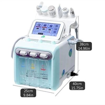 China Skin Tightening 2023 Hot Selling 6 In 1 H2O2 Water Oxygen Skin Hydra Dermatization Skin Machine for sale