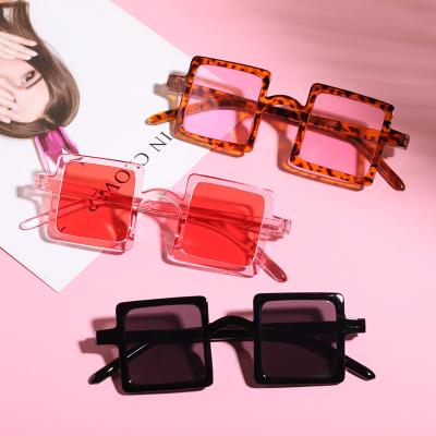 China Square Frame UV400 Sunglasses Plastic Toddler Shades Sunglasses For Kids Baby for sale