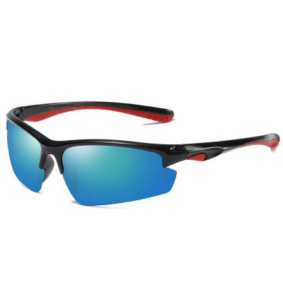 China Fashion sunglasses occhiali DA designer outdoor sport unique cycle motorcycle ski swimming gradient polarized rimless sunglasses uv400 manufacturers for sale