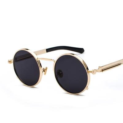 China Men's metal sunglasses fashion new fashion sunglasses punk sunglasses design female reflective sunglasses for sale