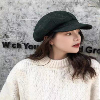 China Wool JOINT Berets Wholesale Hot Selling Beret With Embroidery Logo Mesh Design Custom Winter Hat For Women for sale