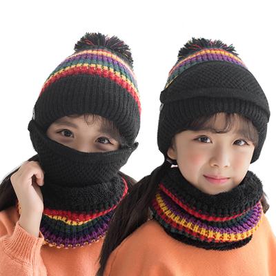 China COMMON Unisex Children Kids Bucket Hat Autumn And Scarf Winter for sale