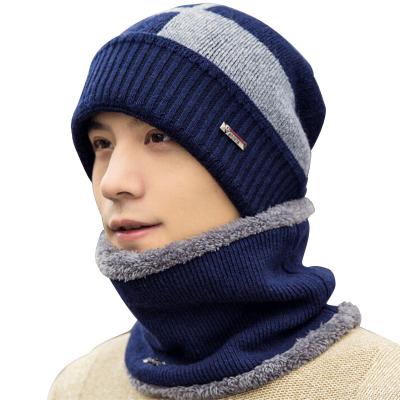 China COMMON Winter Hat and Scarf Set Knitted Beanie Hat Warm Skull Cap for Women and Men for sale