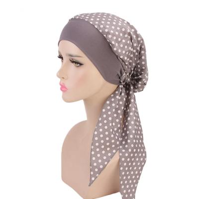 China COMMON popular durag satin hair bonnet hijab cotton wide band hoods for sale