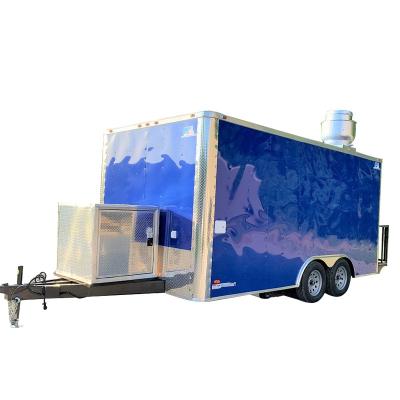 China Bakery Customized Fast Moving Mobile Food Trailer Ice Cream Cart Food Hot Dog Coffee Truck for sale