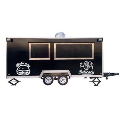 China Bakery the fashionable mobile street food vending trailer pizza truck with China manufacture for sale