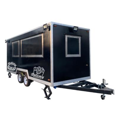 China Fashionable China Bakery Food Trailers Mobile Customized Dining Car Mobile Snack Truck for sale