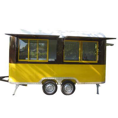 China Europe's most fashionable bakery food trailer fast food truck with COC/CE silang FOOD TROLLEY for sale