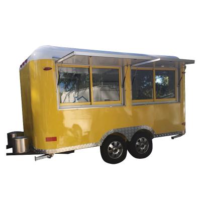 China Popular Mobile High Quality Mobile Kitchen Truck S/S Bakery Stainless Steel Fast Food Supply Trailer for sale