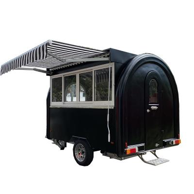 China Bakery Galvanized Steel Rolling Food Used Filipino Craigslist Mobile Cafe Vending Trailer Smoothie Cart Vending Customized 165/R13 for sale