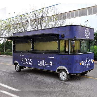 China 23ft bakery pizza trailer with pasta grill food vending cart pancake kiosk mobile ice cream catering truck fast food truck with bathroom for sale