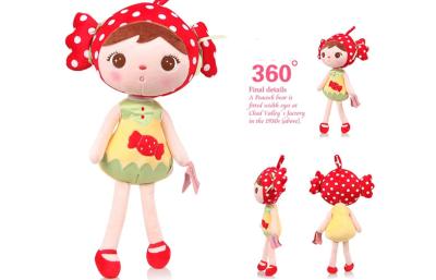 China 50cm Cute Girl Plush toys and Stuffed Baby Cartoon Doll For New Year Holiday gift for sale