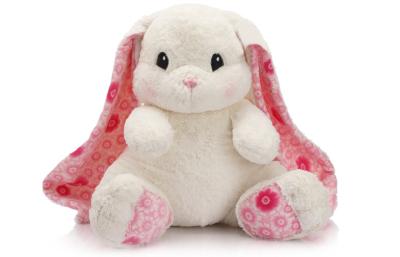 China 28CM Bunny plush stuffed dolls baby stuffed animals White big ear rabbits for sale