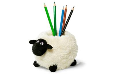 China Black sheep pen container animal plush new designer plush toys gift for kids / girl for sale