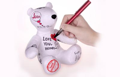 China Early Educational designer plush Toys DIY Doodle Painting Bear Elephant Pen Kit for sale