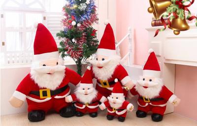 China Traditional Christmas father RED Santa 35CM Holiday Toys , stuffed plush toys for sale