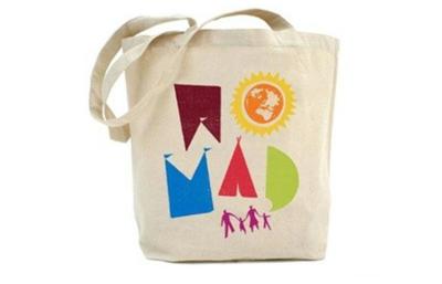 Китай Подгонянный monogrammed напечатанный мешок Tote ткани хлопка Ecru для промотирования продается