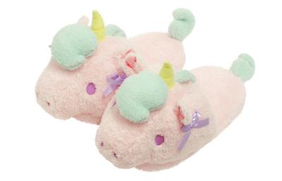 Chine DAS Einhorn - pantoufles de peluche de maison d'hiver de pantoffeln de weiche pour des dames de filles à vendre