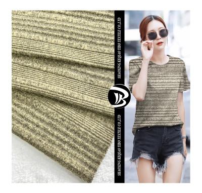 China Yibo Flame Retardant Top Textile Apparel Wholesale 100% Polyester 18*2 Rib Fleece Brush Fabric For Garment for sale