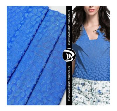 China Yibo knitting textile fabric wholesale flame retardant custom design strpie knit jacquard fabric for abaya for sale