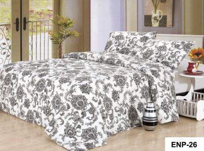 China Pigment Printed Brushed Microfiber Duvet Cover Polyester Bedsheet Set 3pcs for sale