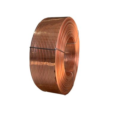 China Carton splice and stitching custom high quality corrugated box flat copper plated steel short wire for sale