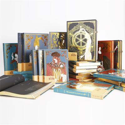 China paper & Chinese high quality book binding exercise a4 counter display writing hardback cardboard book binding printing publishing services personality custom for sale