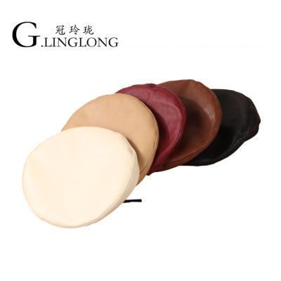 China Fashion New OEM 2022 Hot-selling PU Leather Ladies Beret Custom Plain Beret Wholesale for sale