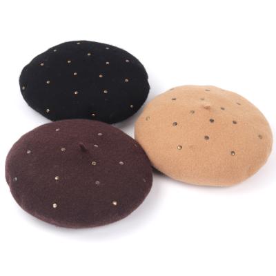 China Wholesale 100% Picture ODMHigh Quality Factory Beret Wool Custom Beret for sale