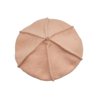 China COMMON Hot Selling Baby Beret Children Wool Beret 100%wool Beret Winter Children Beaine for sale