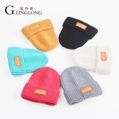 China COMMON High Quality Winter Plain Dyed Warm Acrylic Warm Hat 100% Knitted Beanie For Free Sample for sale