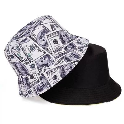 China 2021 New High Quality Wholesale Custom Printed Picture Fisherman Hat Bucket Hat for sale