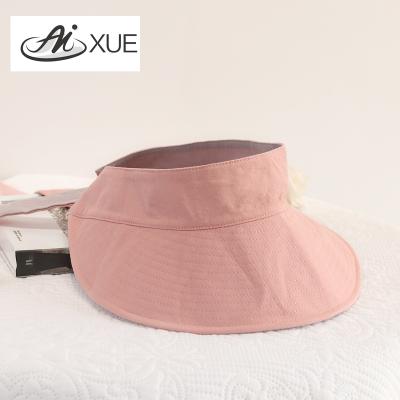 China 2020 Fashions Vacation Travel Large Eaves Sunscreen Comfortable Sunscreen Sun Hat Summer Foldable Empty Top Hat for sale