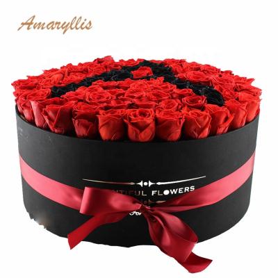 China Wedding decoration & Wholesale Gift Lasting Eternal Preserved Roses In Gift Box 4-5 cm Long Lasting Gifts Roses Forever for sale