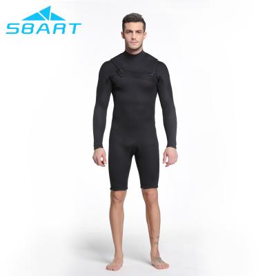 China Anti-UV Wetsuit For Water Fashion Diving Neoprene Wetsuits Chest Zipper Sporty Waterproof Wetsuit for sale