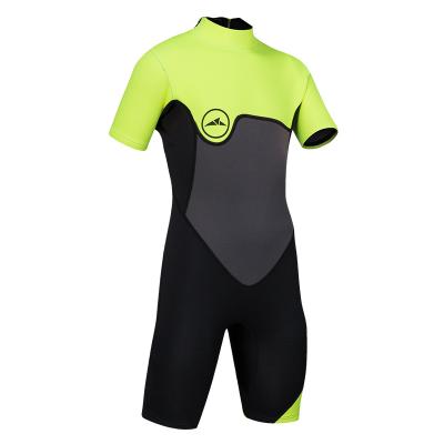 China Small Spring Zipper Back Suit 2MM Neoprene Diving Wetsuit Children Antibacterial Surfing Sbart Wetsuit Te koop