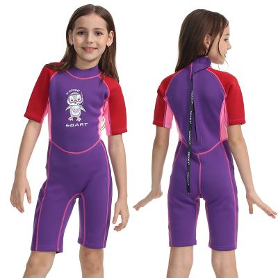 China Baby Wetsuit Antibacterial Child Spring Diving Suit 2MM Neoprene Swimming Suit Antibacterial Kids Surfing Wetsuit zu verkaufen